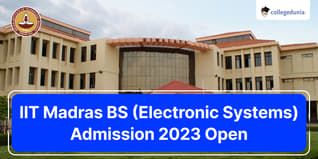 IIT-Madras extends Application Deadline For Admission 2023 to Programme in Electronic Systems, Check Details Here.